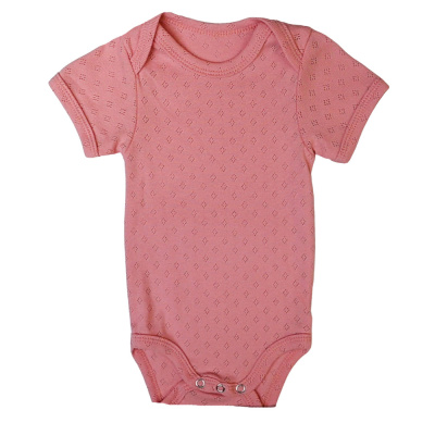 Боди-футболка Ажурная рибана Чуди Кидс 129124 пудра 01